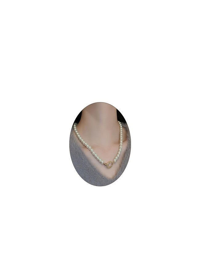 JAVARNV Stocking Stuffers Holiday Outfits for Women 2024 Pearl Choker Necklace Pearl Necklaces for Women Wedding Pearl Beaded Necklace Dainty Pearl Jewelry for Wedding - Image 1